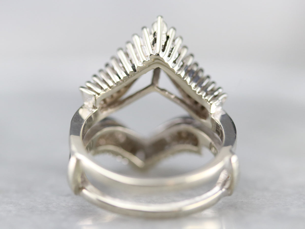 Baguette Diamond Enhancer Ring