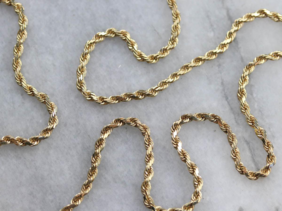 Twisted Rope Chain Necklace | ChloBo