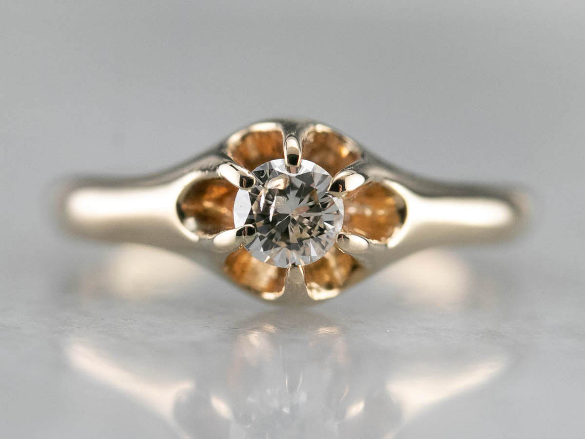 Buttercup Diamond Solitaire Engagement Ring