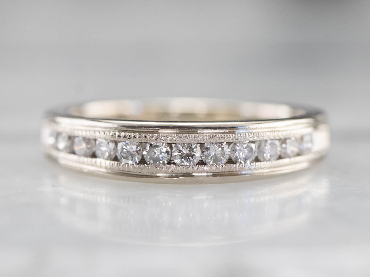 White Gold Diamond Band