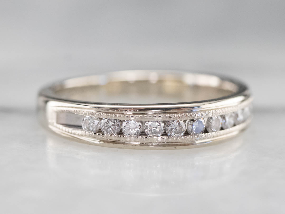 White Gold Diamond Band