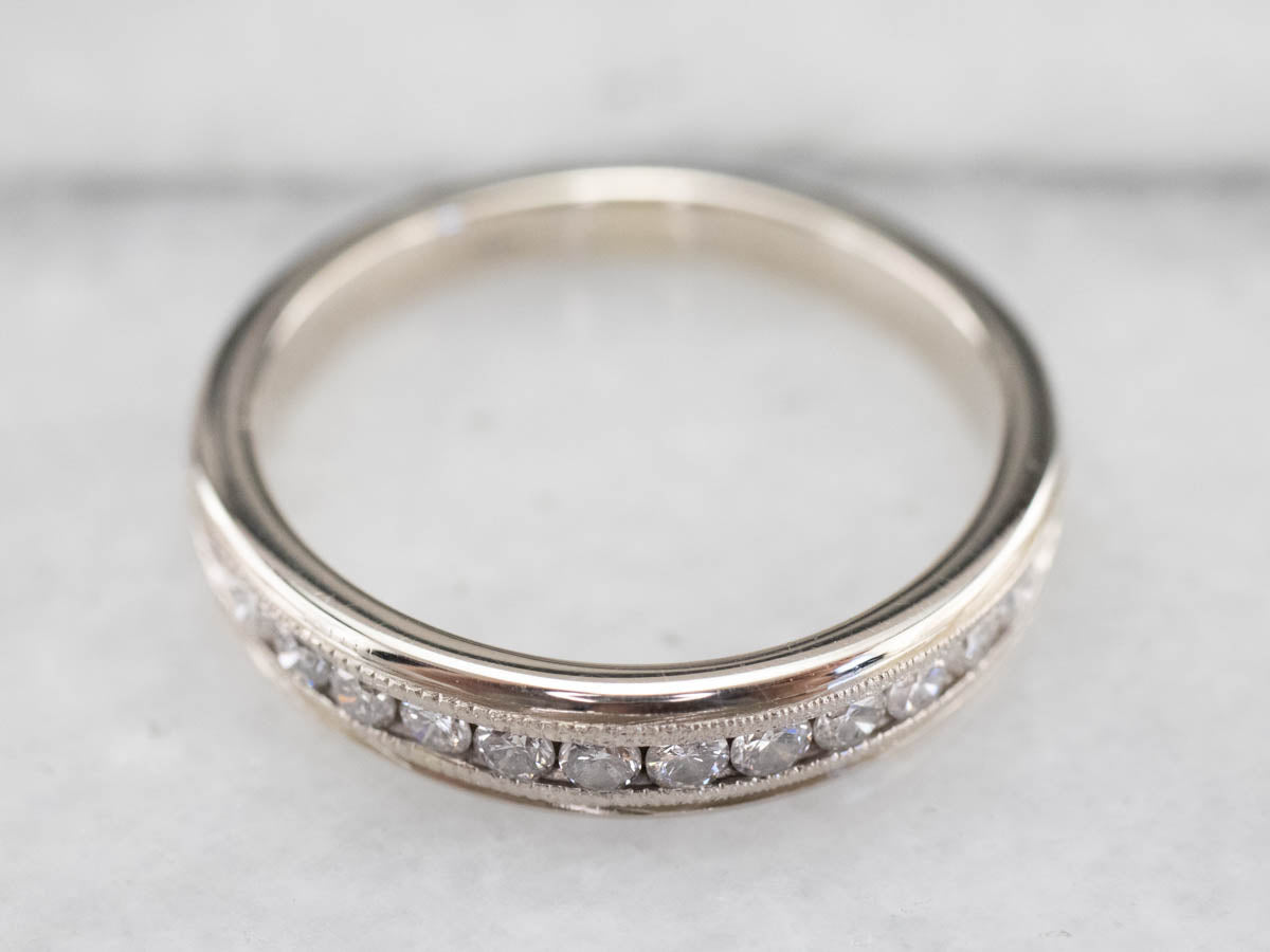 White Gold Diamond Band