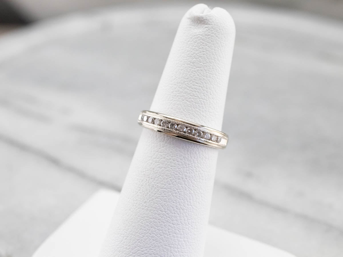 White Gold Diamond Band