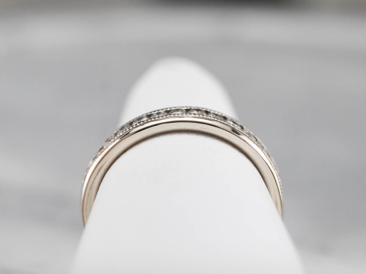 White Gold Diamond Band