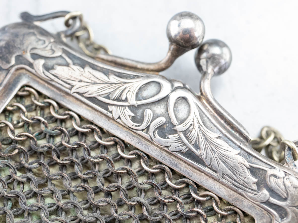 Antique Edwardian Silver Niello Mesh Purse – Vintage Jewellery Australia |  Online Vintage & Antique Jewellery