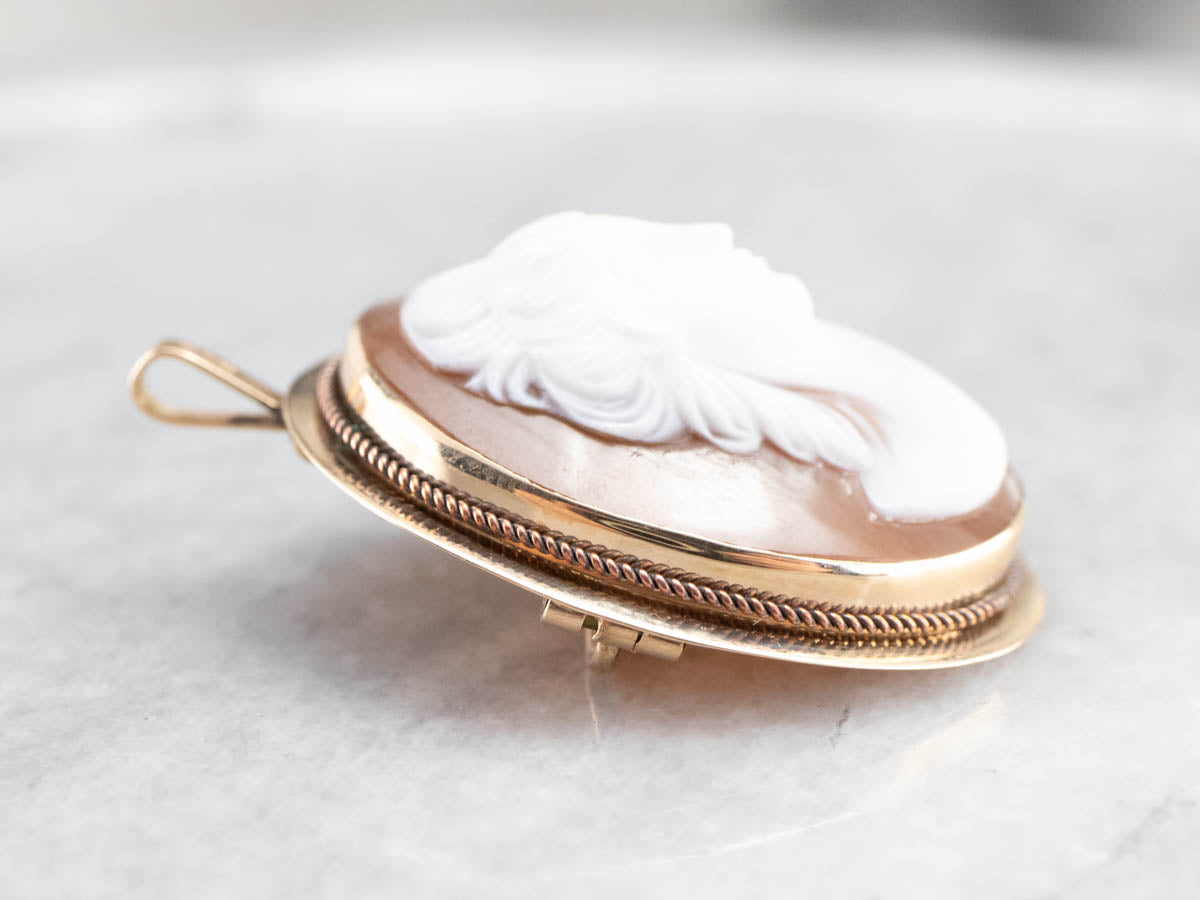 Cameo brooch good