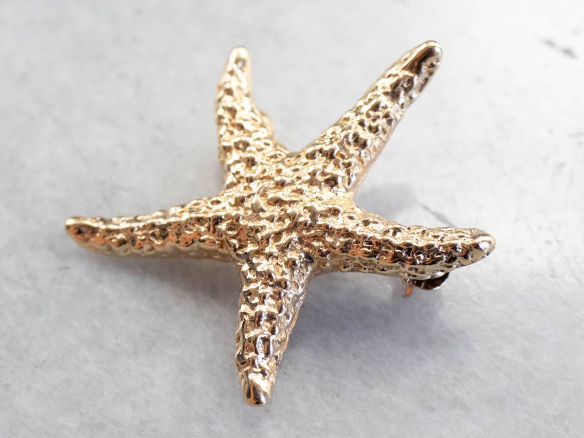 Oceans treasures Bejeweled Gold Starfish Filigree Embellished Monocle Goggle outlet