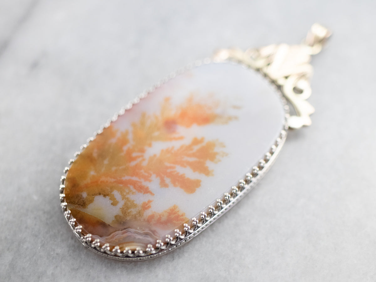 Large Agate Statement Pendant