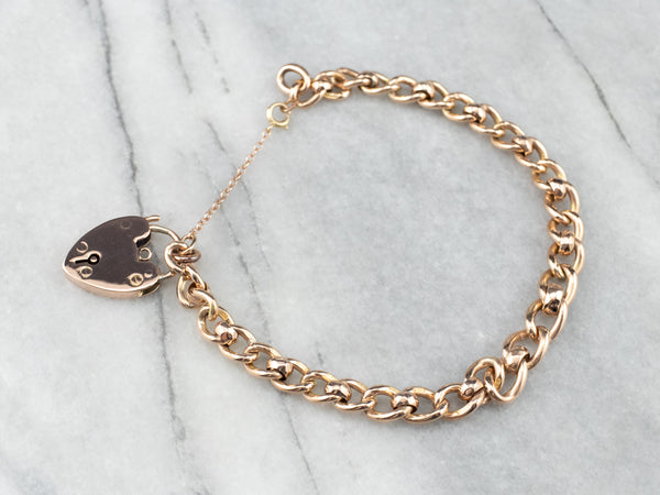 VICTORIAN ROSE GOLD HEART BRACELET – Heirloom Jewelers