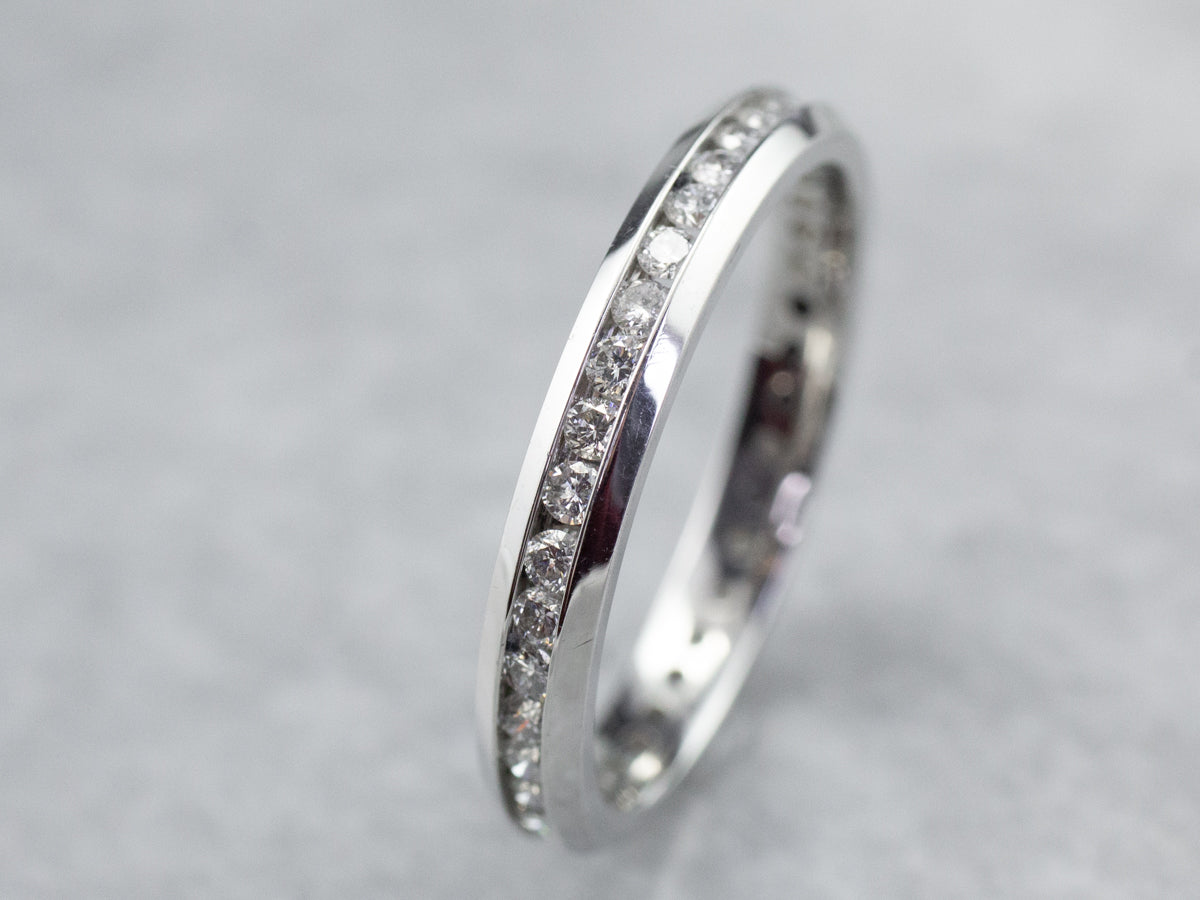 Platinum Diamond Eternity Wedding Band