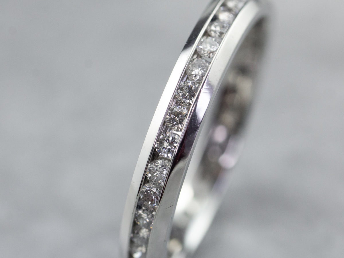 Platinum Diamond Eternity Wedding Band