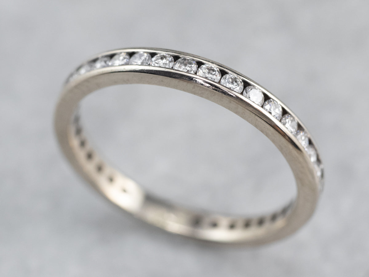 Channel Set Diamond Eternity Band