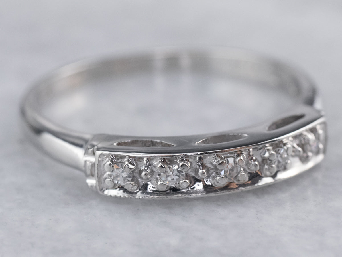 Platinum Diamond Wedding Band