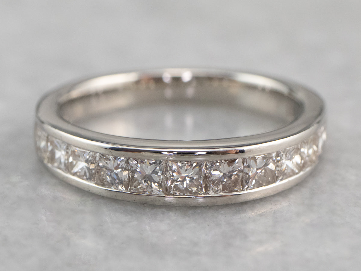 Channel Set Platinum Diamond Band