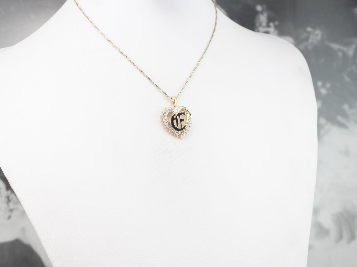 Old english c necklace shop