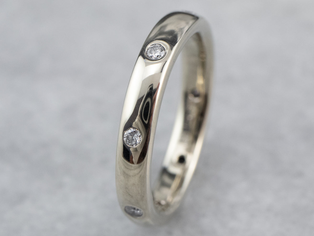 White Gold Diamond Etoile Band