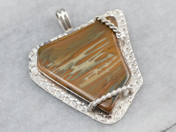 Picture Jasper buy Pendant 1.5 (925 Sterling Silver) PD10385