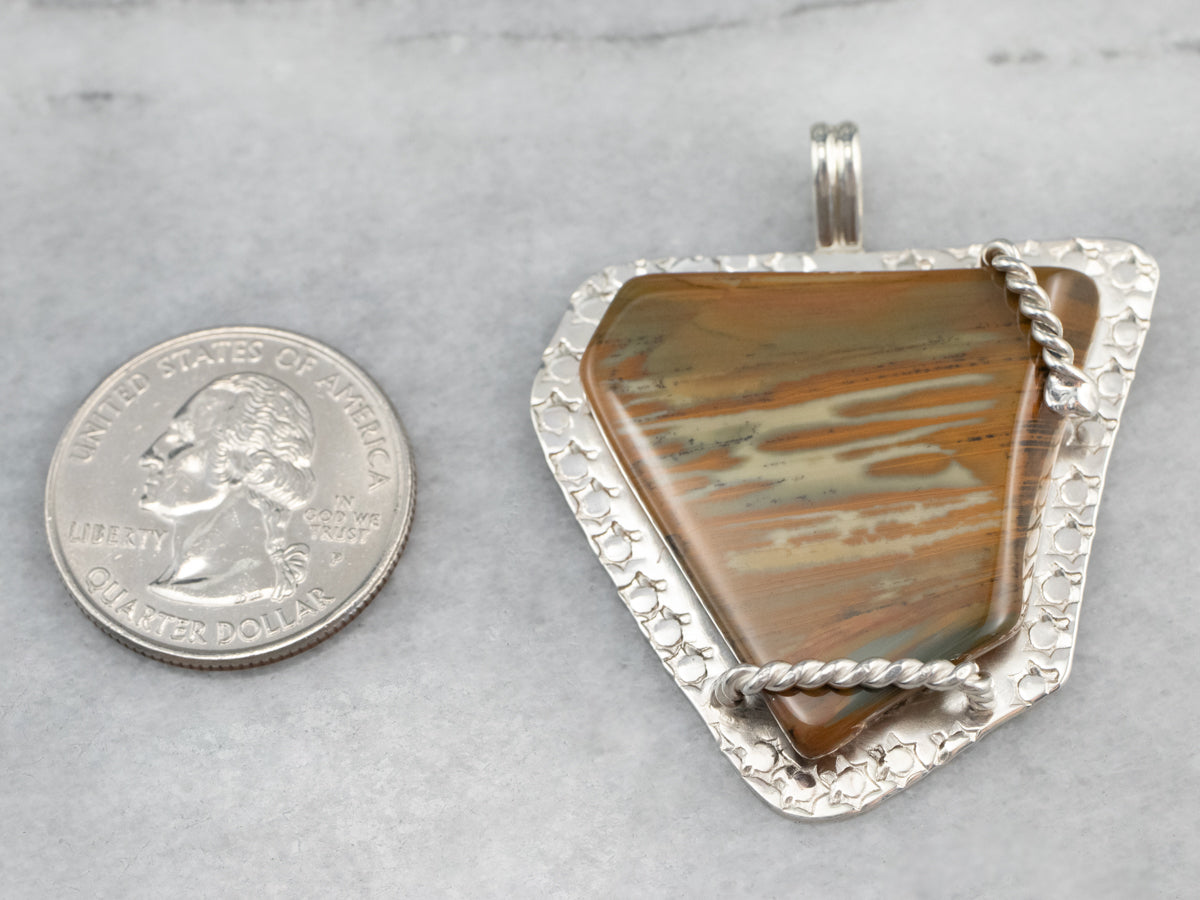 Buy Picture Jasper Pendant 1 1/2