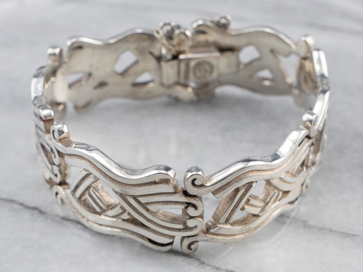 Vintage store Taxco sterling bracelet