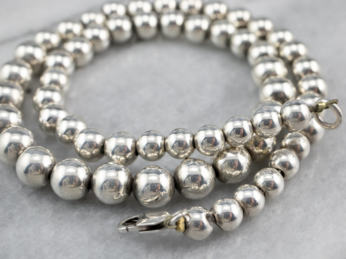 Sterling Silver Ball Chain Bracelet