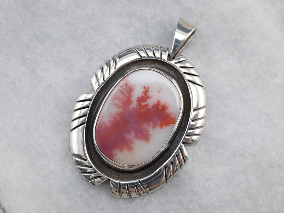 Tribal Style Agate Pendant