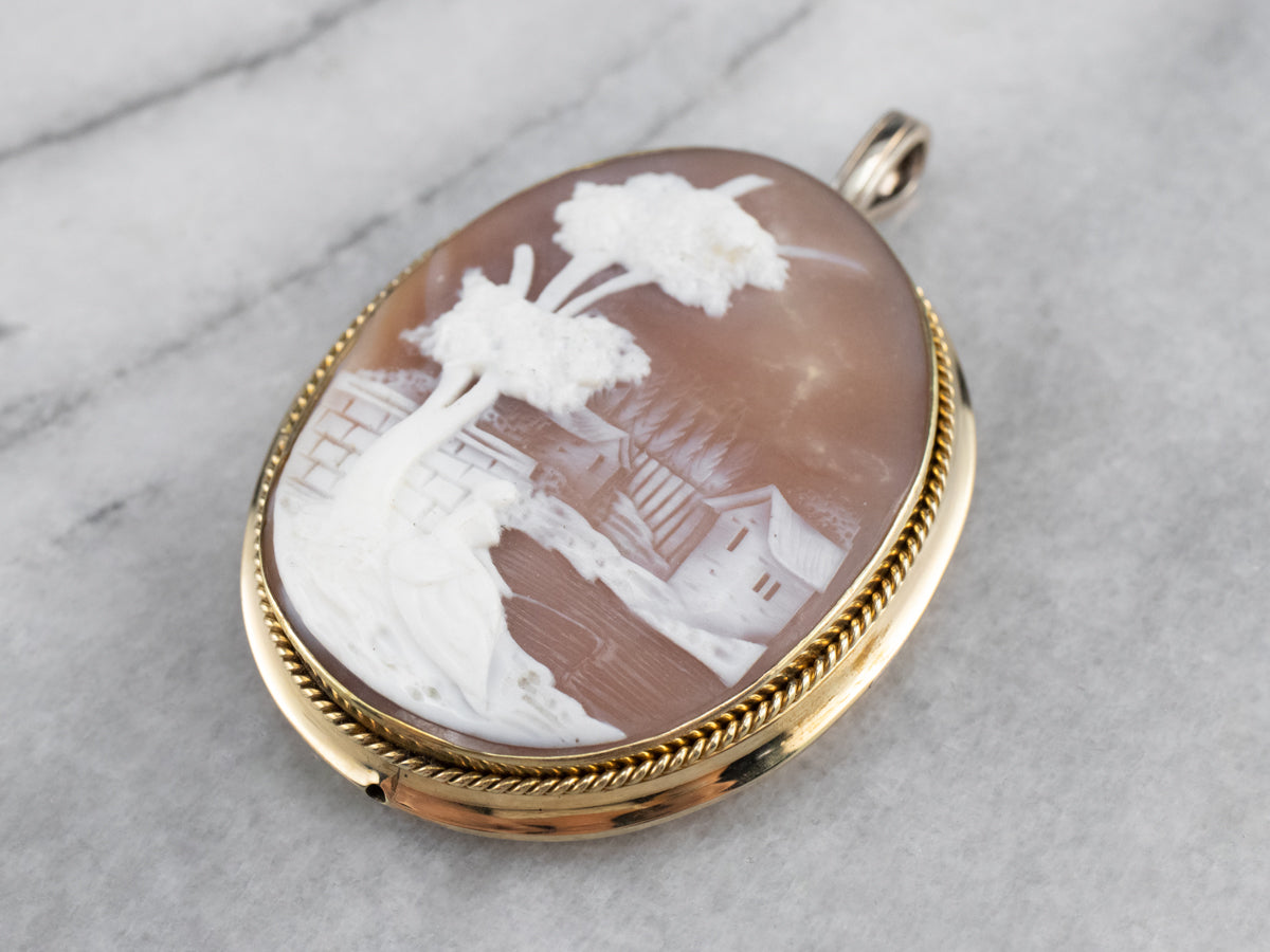 Scenic Cameo Statement Pendant