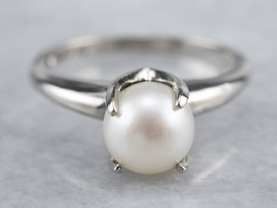Beautiful Pearl Ring June Birthstone 925 Sterling Silver Ring Pearl Ring  Rings — Discovered