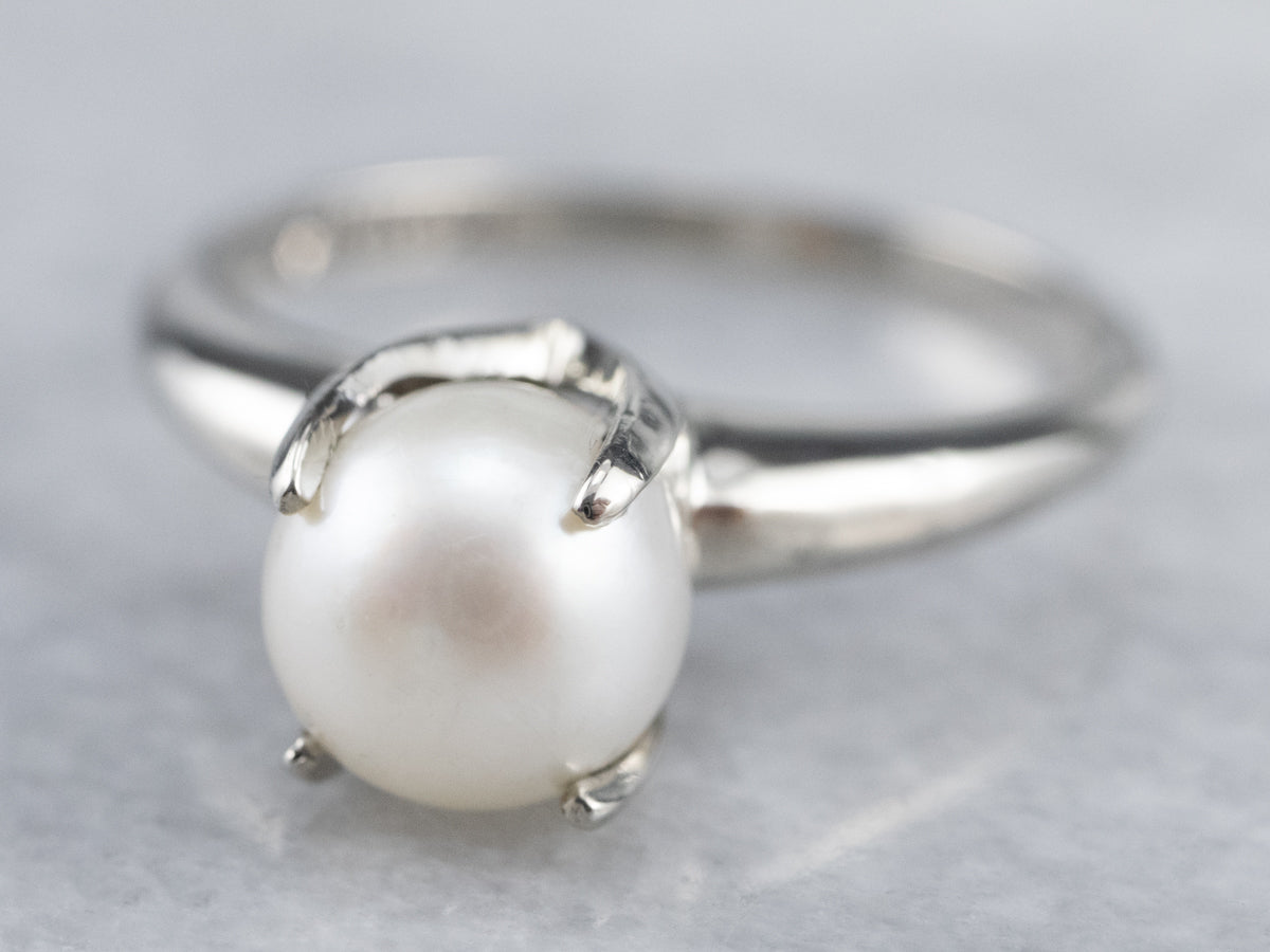 Pearl & Diamond Ring - 55709DAADTXWG – Droste's Jewelry Shoppes