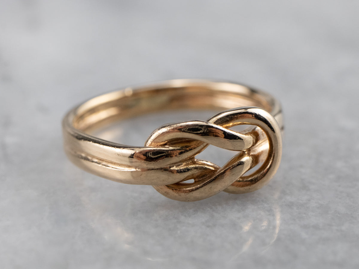 Sailor's Knot Necklet, 14 kt. Gold