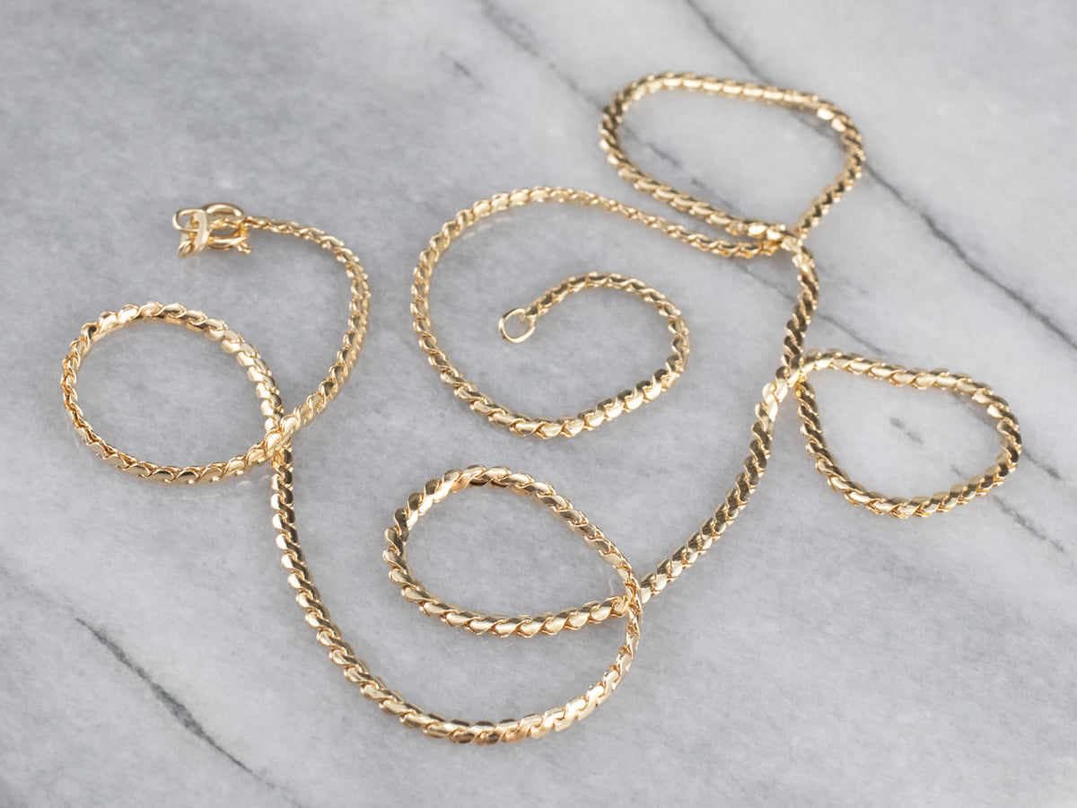 Gold serpentine necklace for sale shop