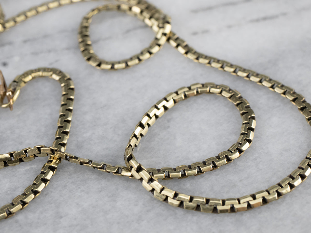 14K Gold Boston Link Chain