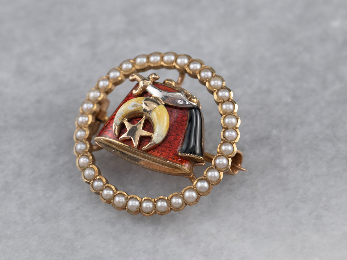 Shriners jewelry pins clearance