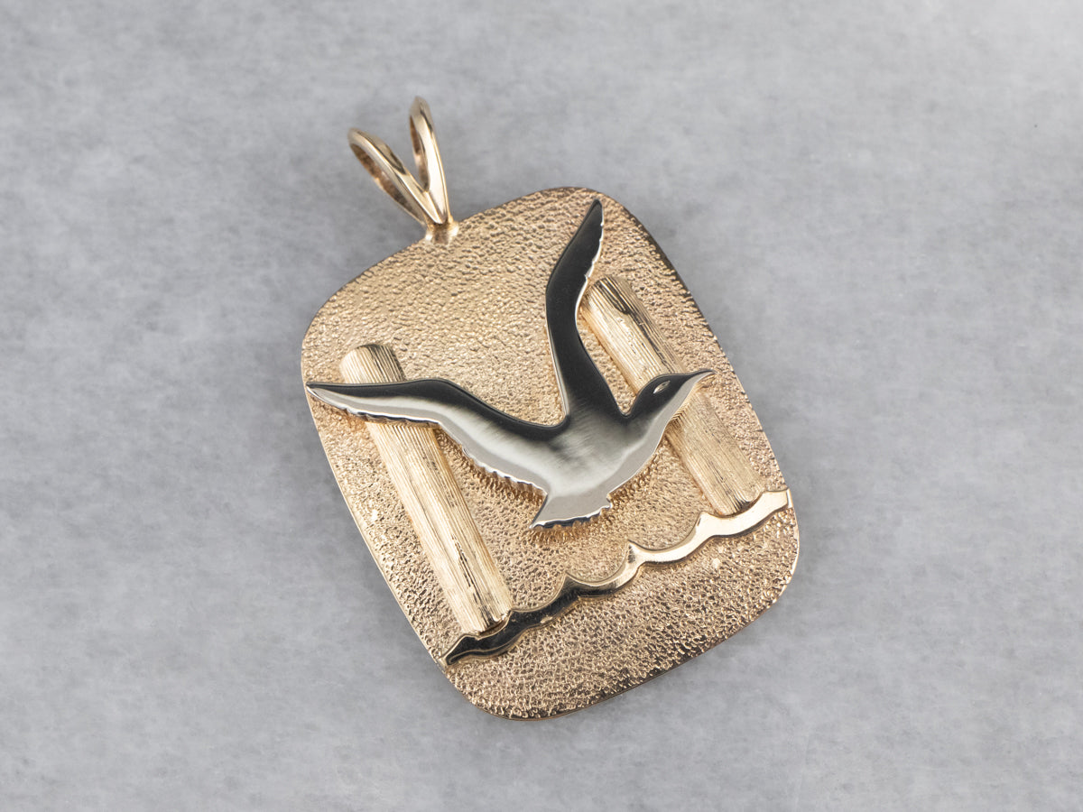 Seagull necklace hot sale