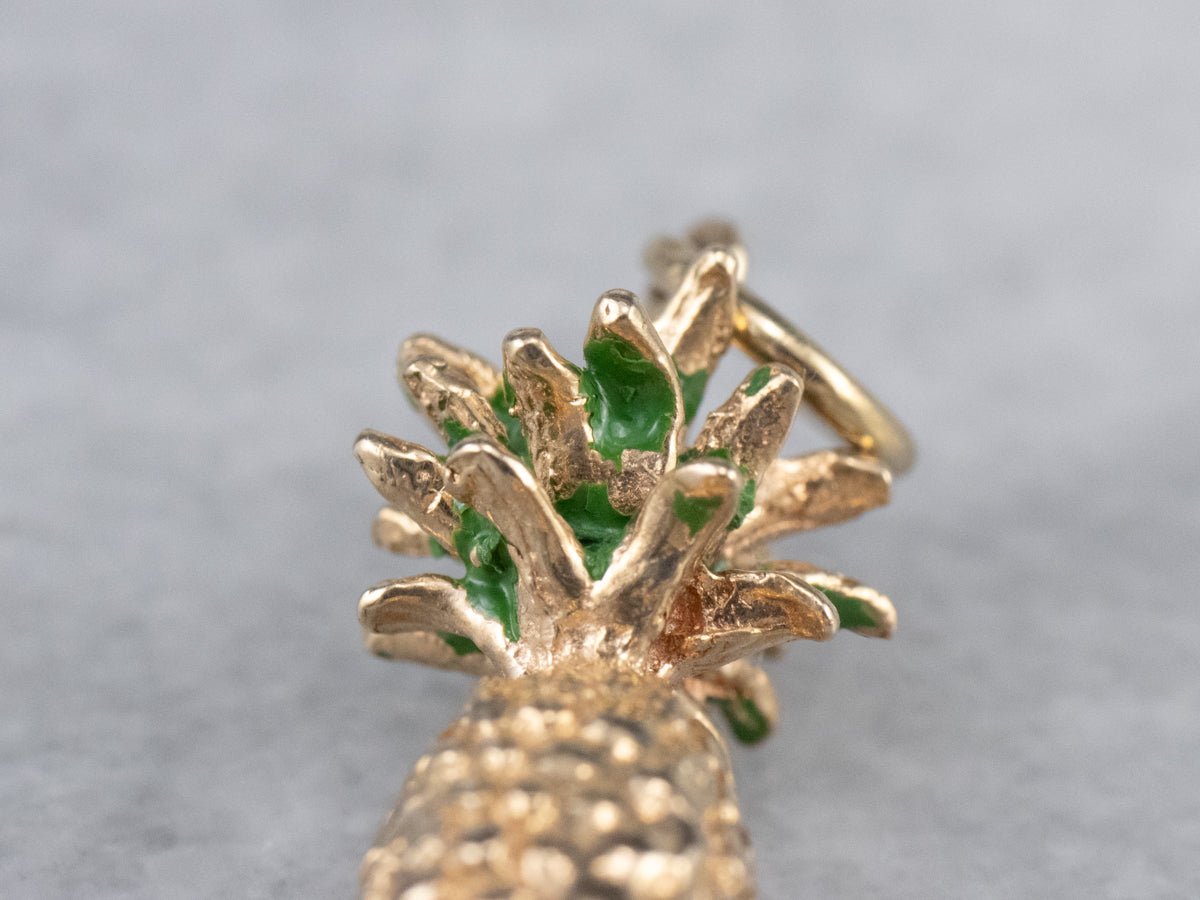 Vintage 14k pineapple deals charm