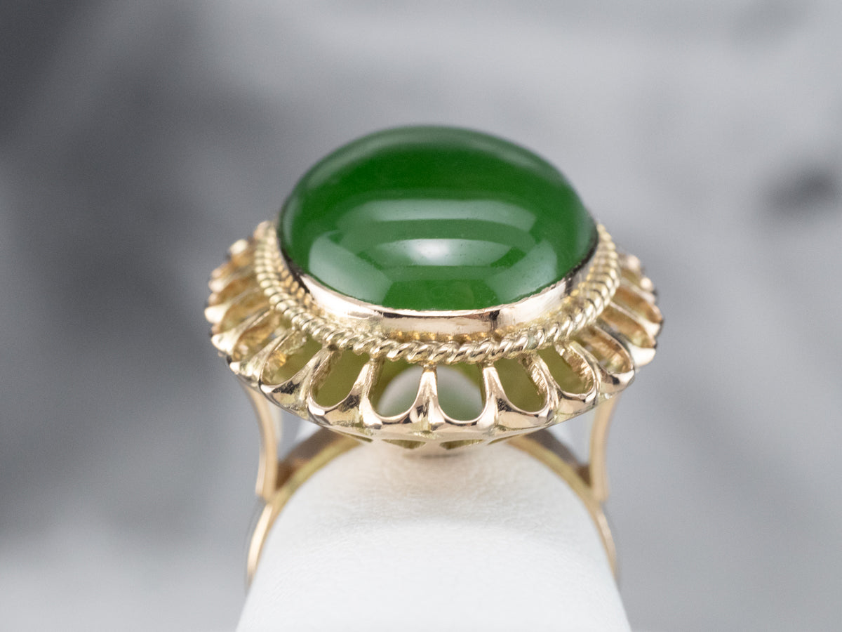Statement jade ring clearance
