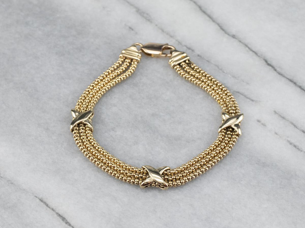 Popcorn chain bracelet deals
