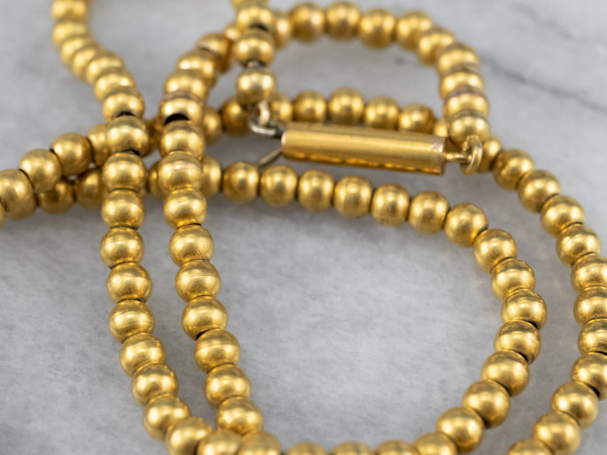 Vintage Gold Sweetheart Necklace