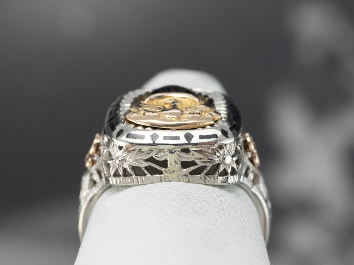 Antique Upper Iowa University School Ring