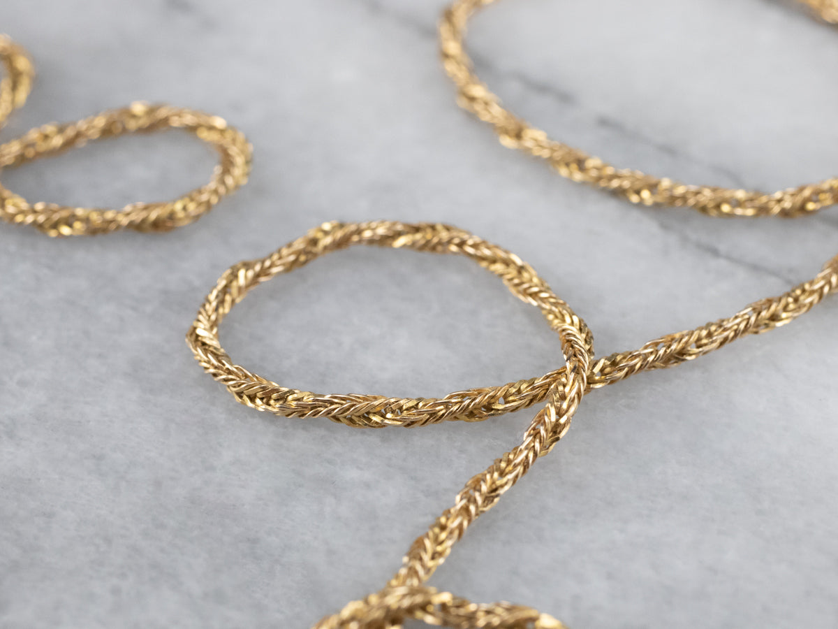 Yellow 14K Gold Rope Chain