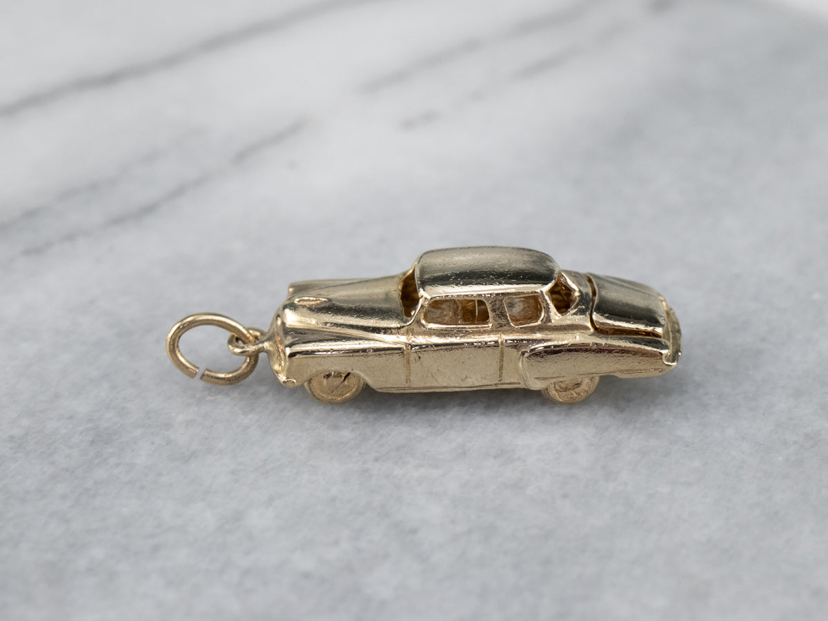 Gold car pendant outlet