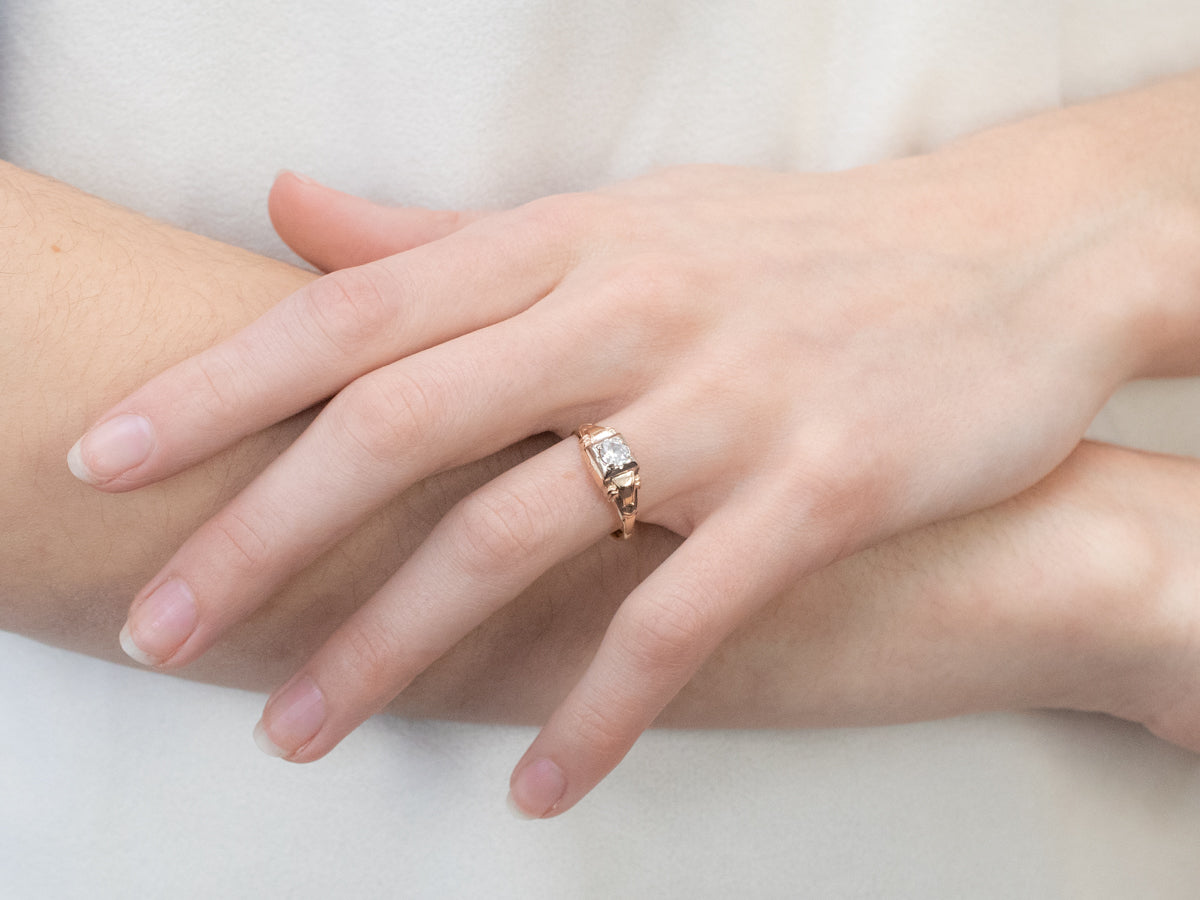 Illusion head engagement ring shop
