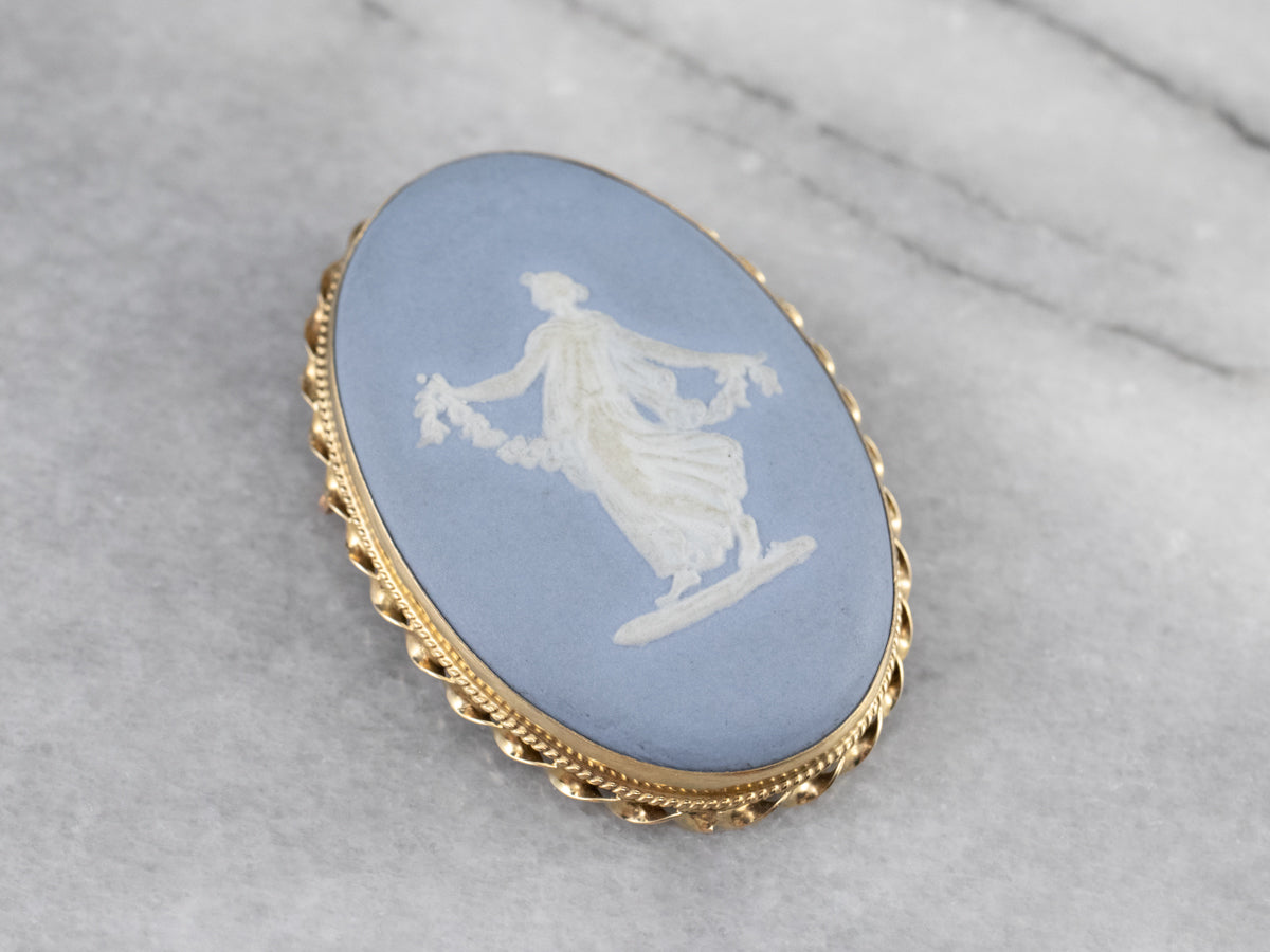 Wedgewood pin and high quality pendant