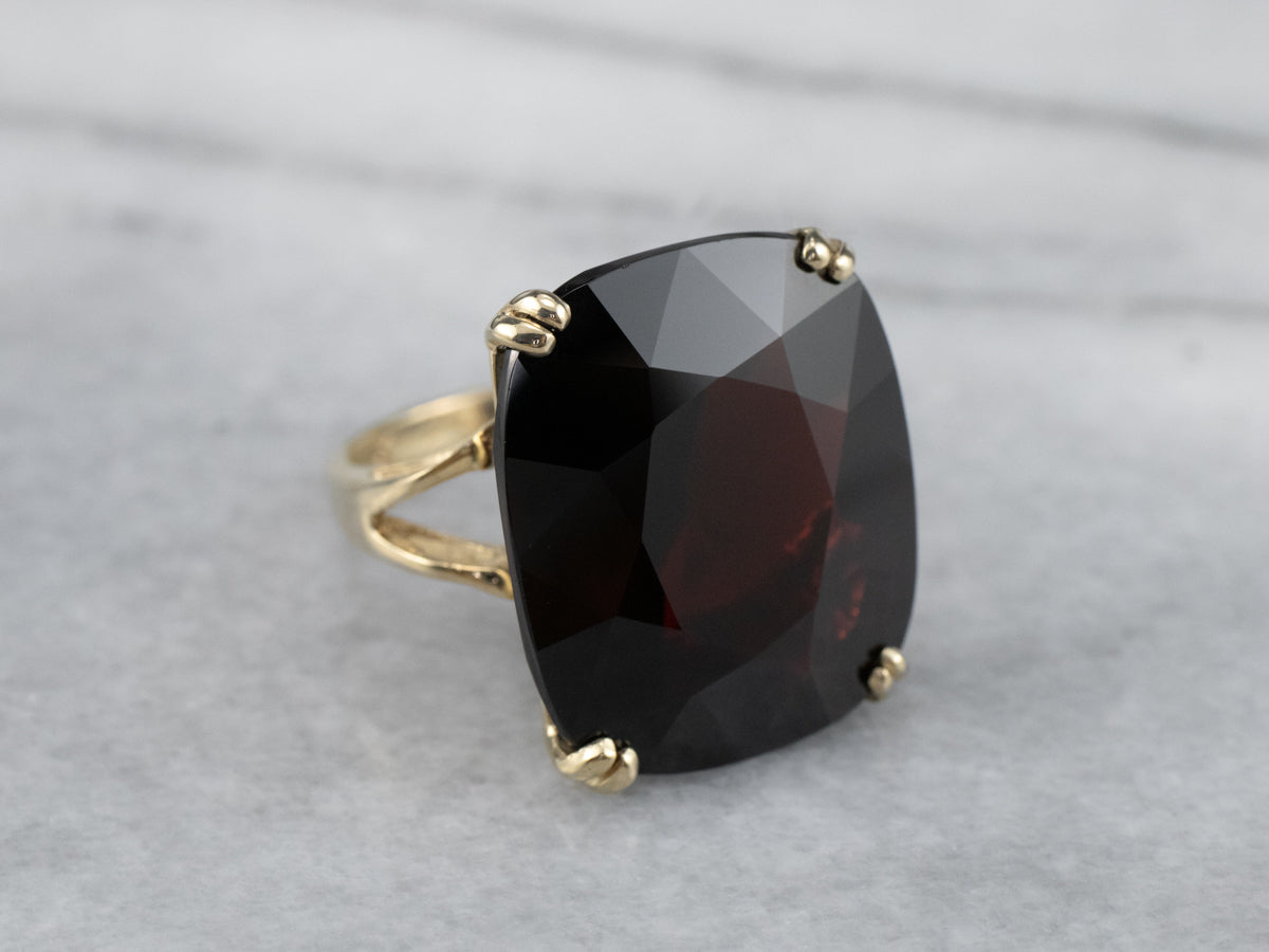 Vintage Garnet Statement Ring