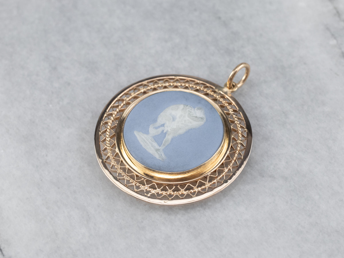 Vintage Wedgwood Cameo Pendant