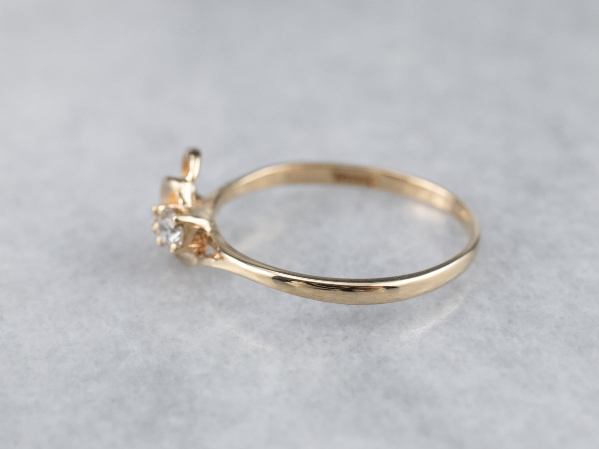 Dainty Double Diamond Ring