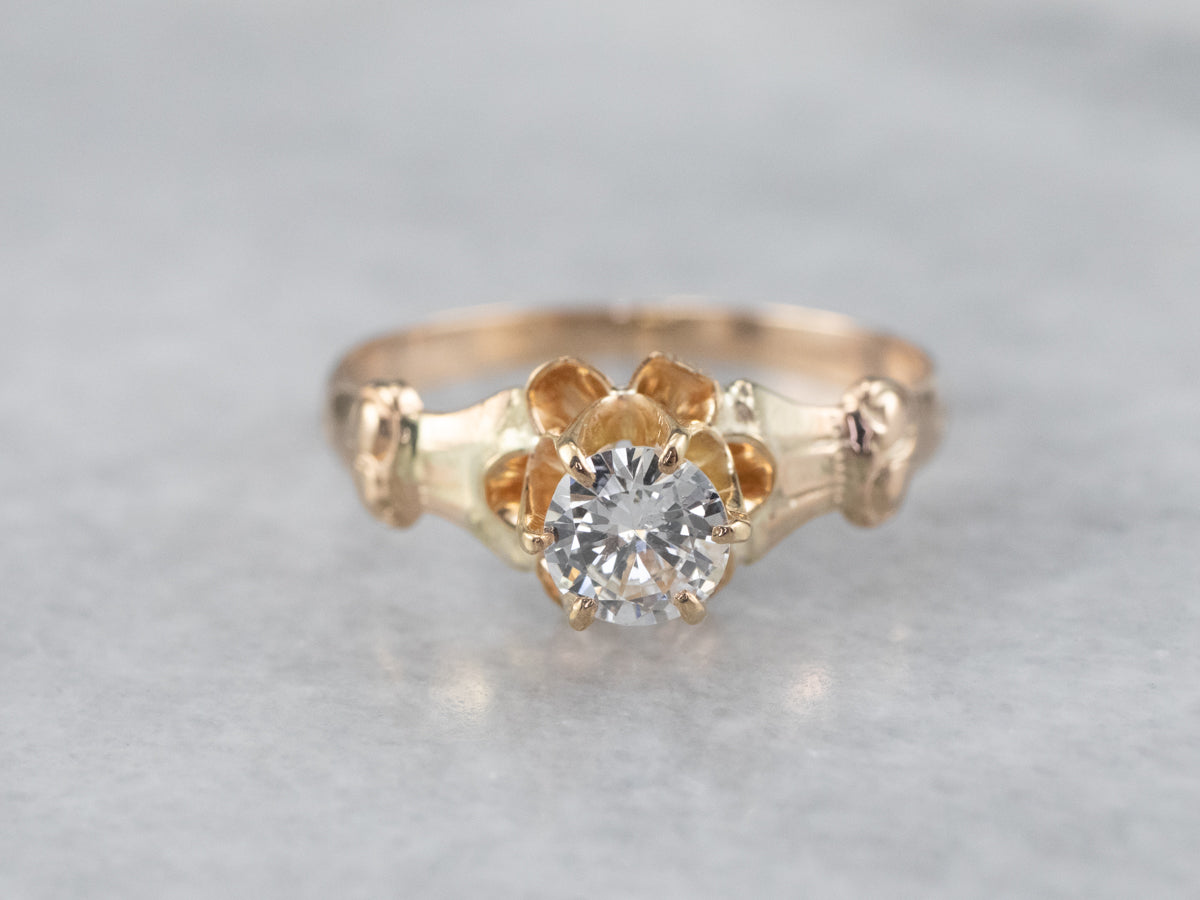 Buttercup Diamond Solitaire Engagement Ring