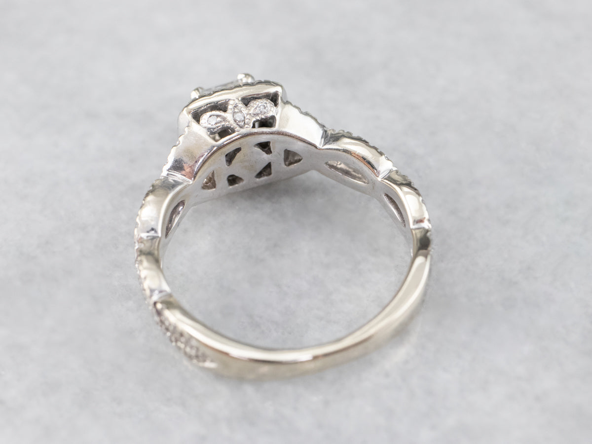 Modern Neil Lane Diamond Engagement Ring