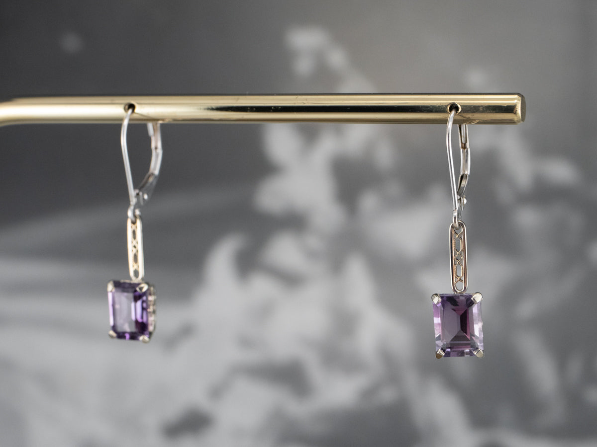 9ct hotsell Gold Amethyst Earrings