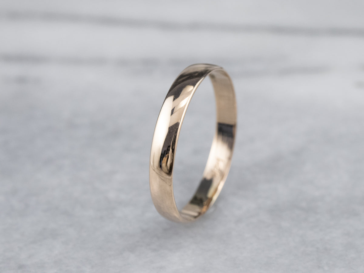 Vintage Yellow Gold Band