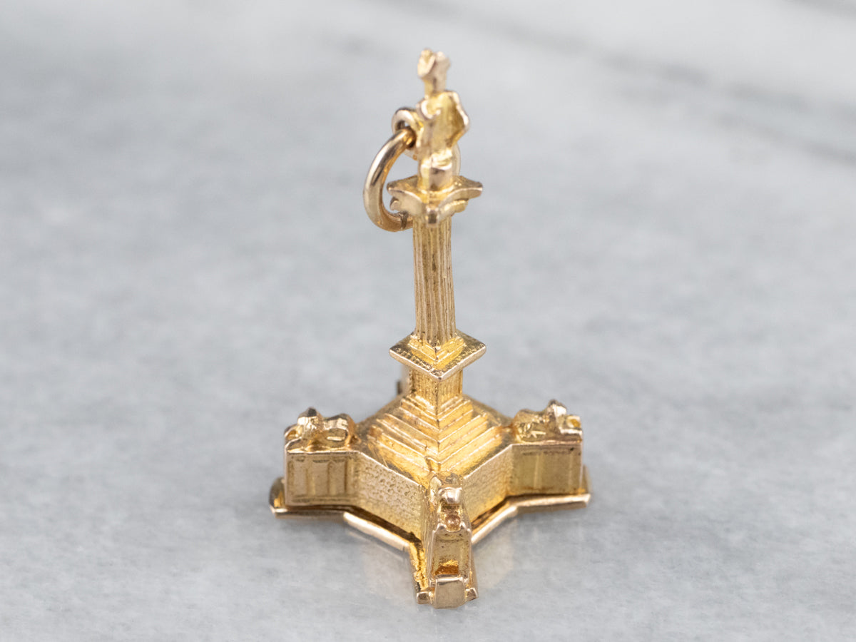 Gold Nelson&#39;s Column Charm